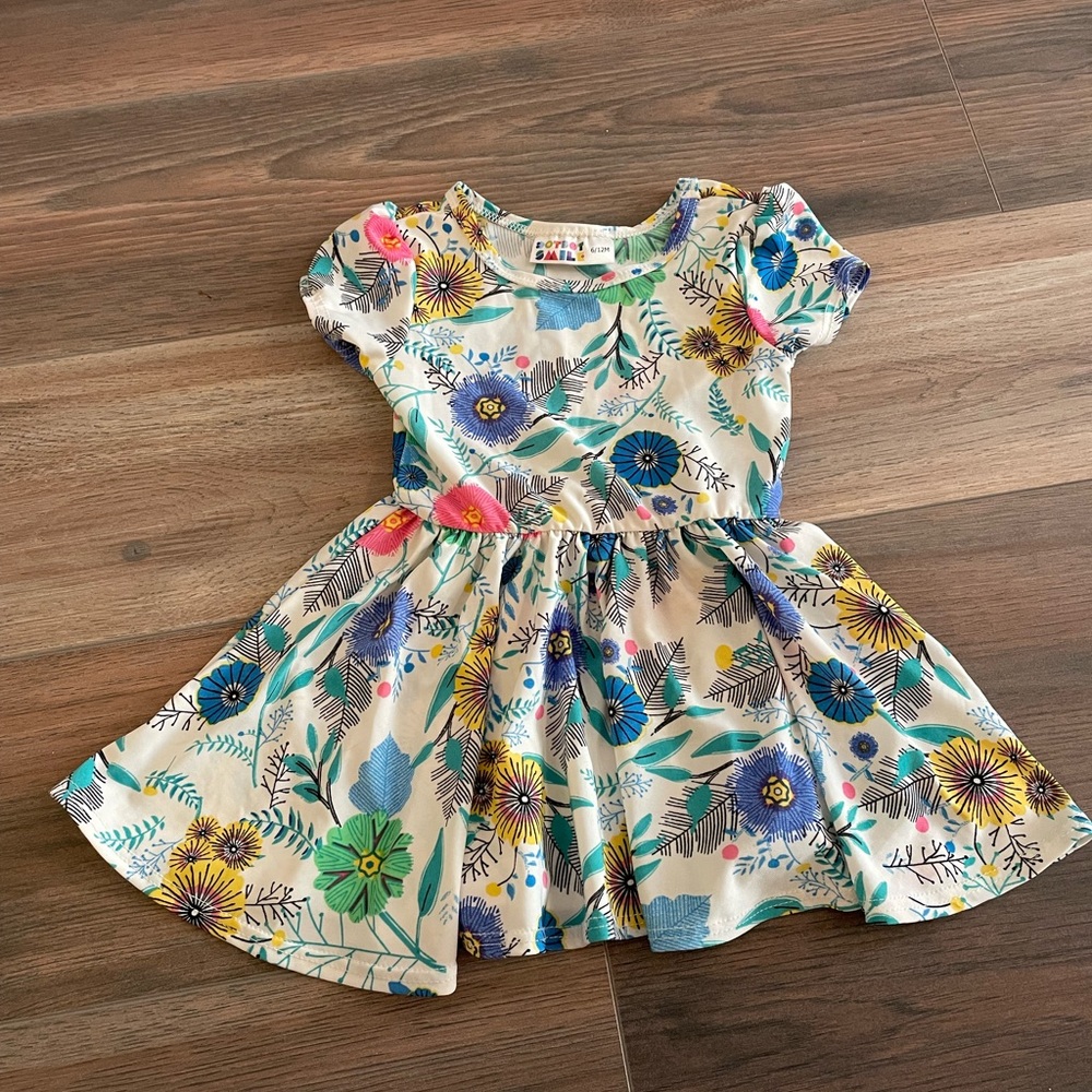 Floral dotdotsmile  short sleeve dress